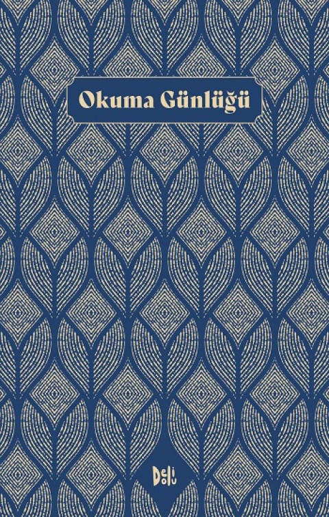 Okuma Günlüğü - Motifli - Lacivert (Ciltli)