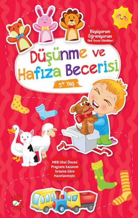 Düşünme ve Hafıza Becerisi (5+ Yaş) - Büyüyorum Öğreniyorum Okul Öncesi Etkinlikleri